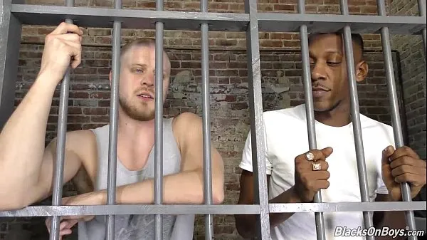 XXX Interracial gay sex in the prison seje film
