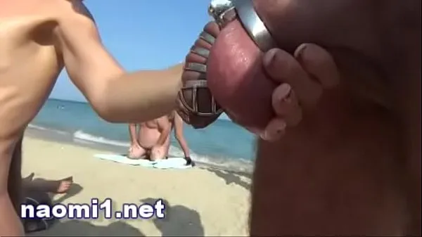 XXX piss and multi cum on a swinger beach cap d'agde klassz film