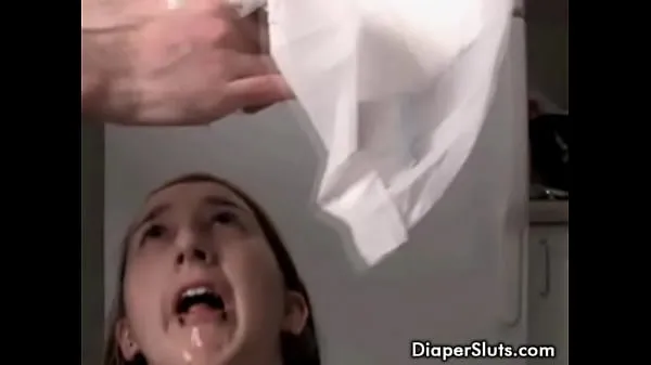 XXX y. slut drinking her piss from diaper cool Movies