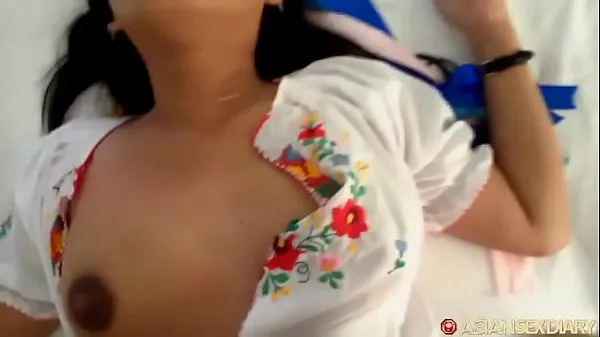 XXX Asian mom with bald fat pussy and jiggly titties gets shirt ripped open to free the melons개의 멋진 영화