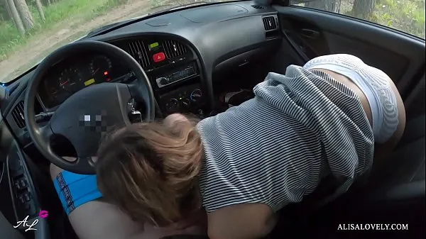 XXX Horny Passenger Sucks Dick While Driving Car and Fucks Driver POV - Alisa Lovely skvelé filmy