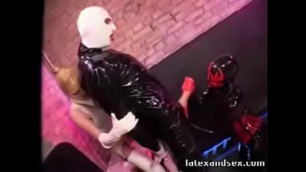 XXX Latex Angel and latex demon group fetish cool Movies