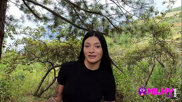XXX Offering money to sexy girl in the forest in exchange for sex - Salome Gil cool Movies