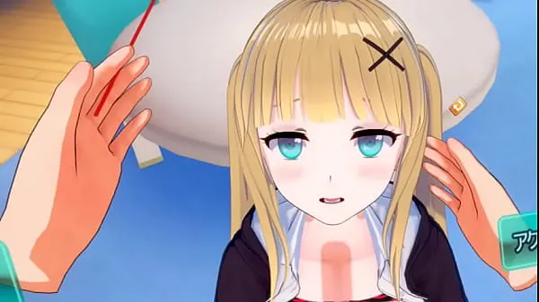 XXX Eroge Koikatsu! VR version] Cute and gentle blonde big breasts gal JK Eleanor (Orichara) is rubbed with her boobs 3DCG anime video klassz film