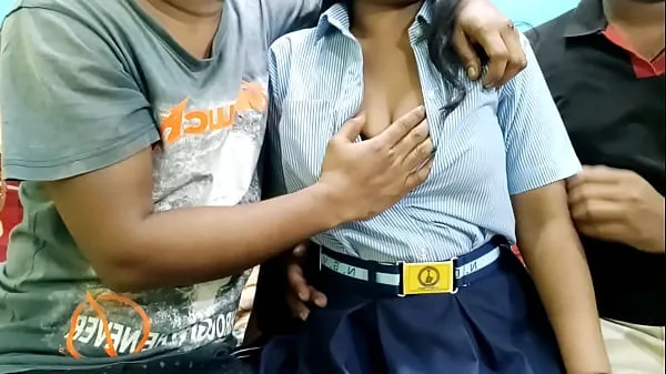 XXX Two boys fuck college girl|Hindi Clear Voice coola filmer