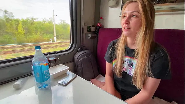 XXX Married stepmother Alina Rai had sex on the train with a stranger Film keren