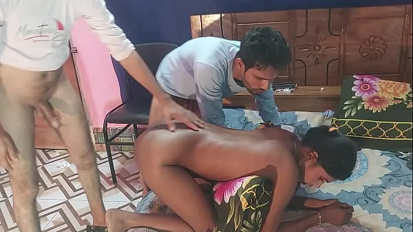 XXX First time sex desi girlfriend Threesome Bengali Fucks Two Guys and one girl , Hanif pk and Sumona and Manik klassz film