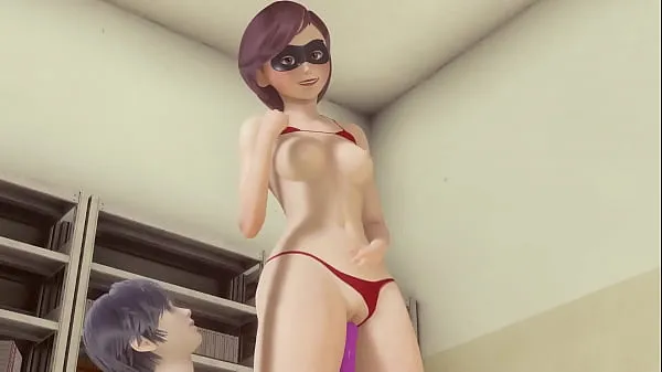 XXX 3d porn animation Helen Parr (The Incredibles) pussy carries and analingus until she cums cool Movies