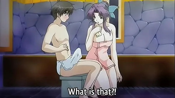 XXX Step Mom gives a Bath to her 18yo Step Son - Hentai Uncensored [Subtitled kul filmi